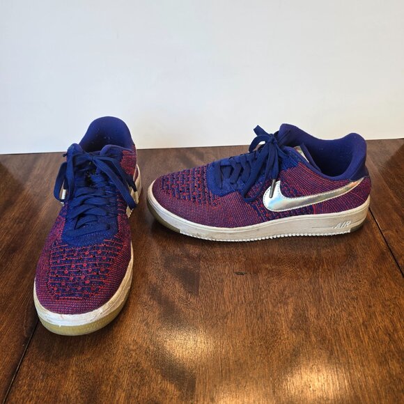 Share Nike Air Force 1 Low Ultra Flyknit USA Mens Size 8 Running Shoes Sneakers - Picture 10 of 13